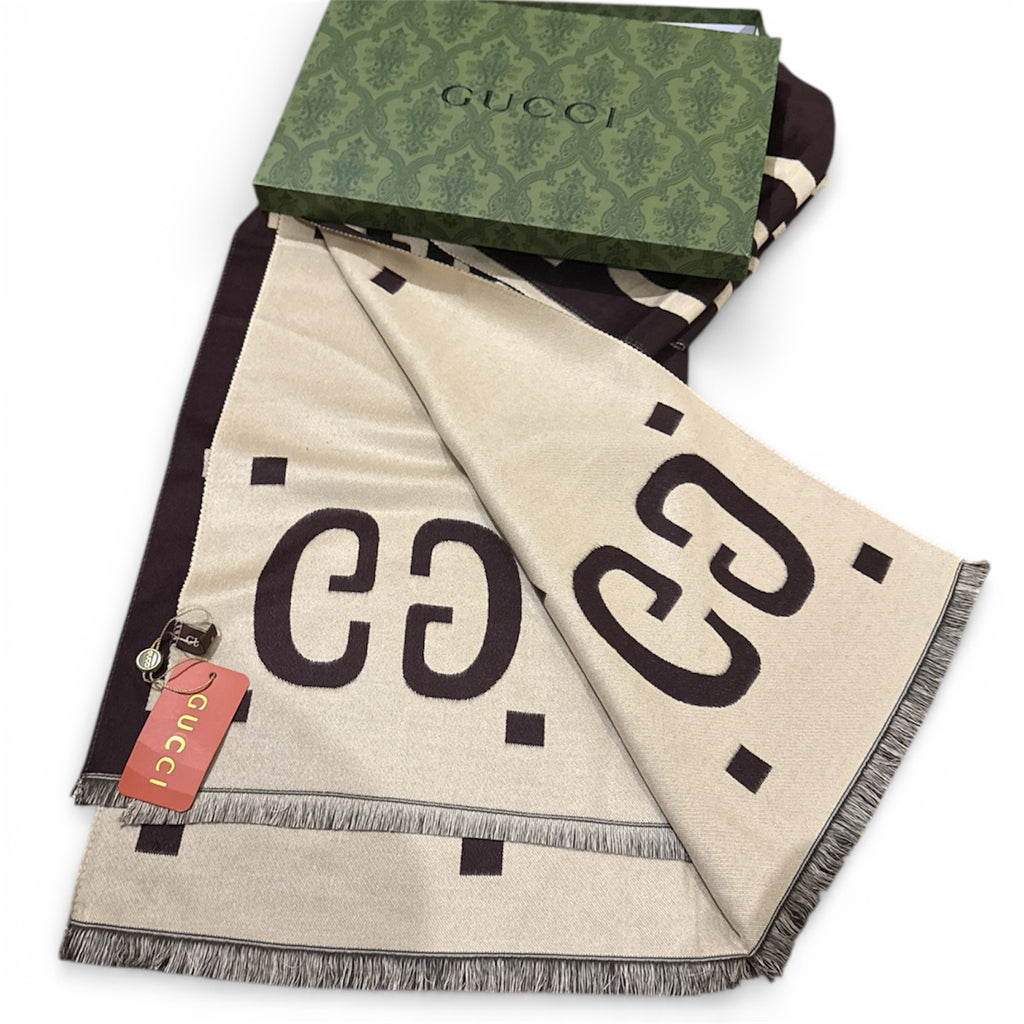 Gucci Double Face Wool Scarf