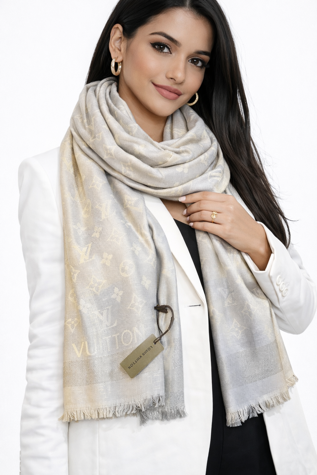 Louis Vuitton Lightweight Double Face Scarf
