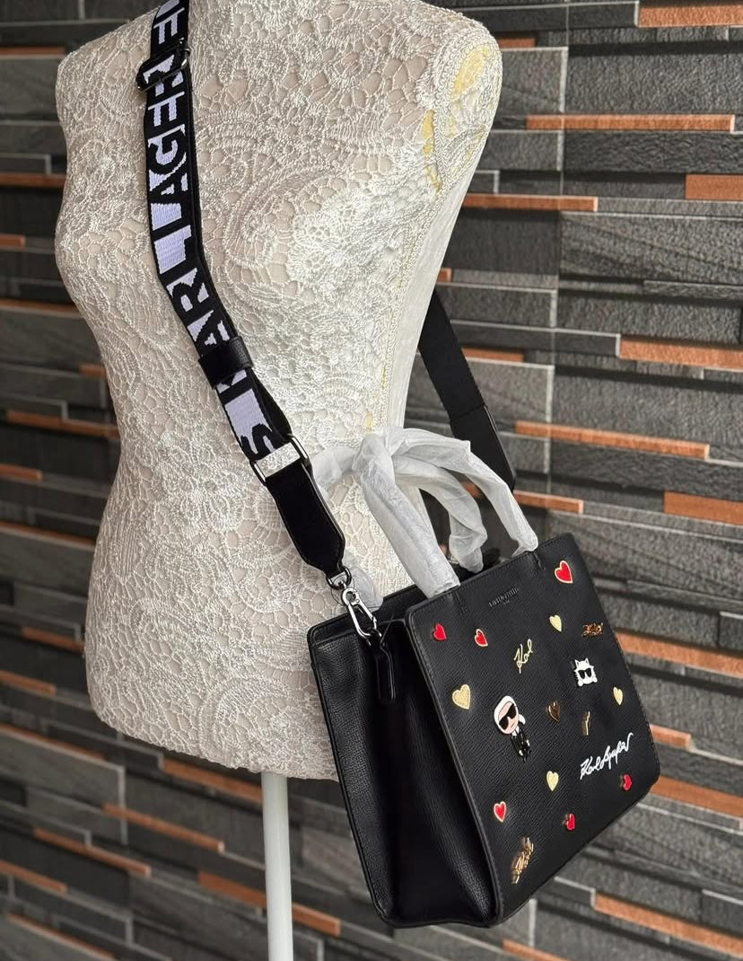 Karl Lagerfeld Canvas Tote Bag