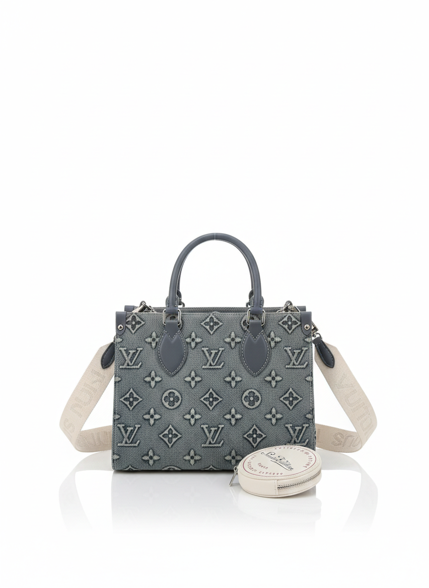 Louis Vuitton OnTheGo PM – Monogram Denim with Coin Pouch