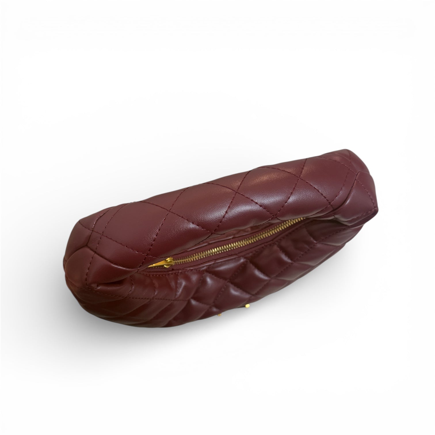 Saint Laurent (YSL) Quilted Hobo Bag with Cassandre Logo