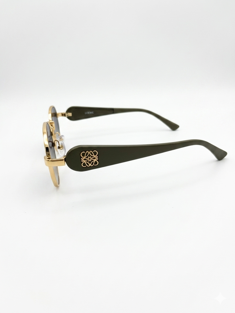 Loewe Anagram Round Gradient Sunglasses