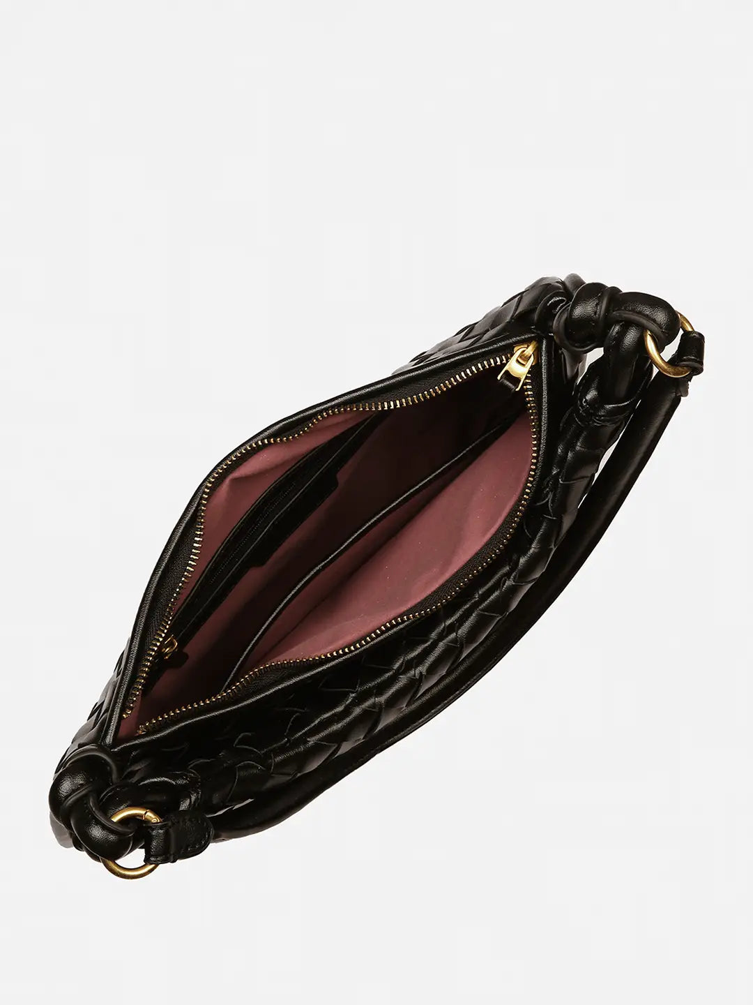 Bottega Veneta Woven Half-Moon Bag