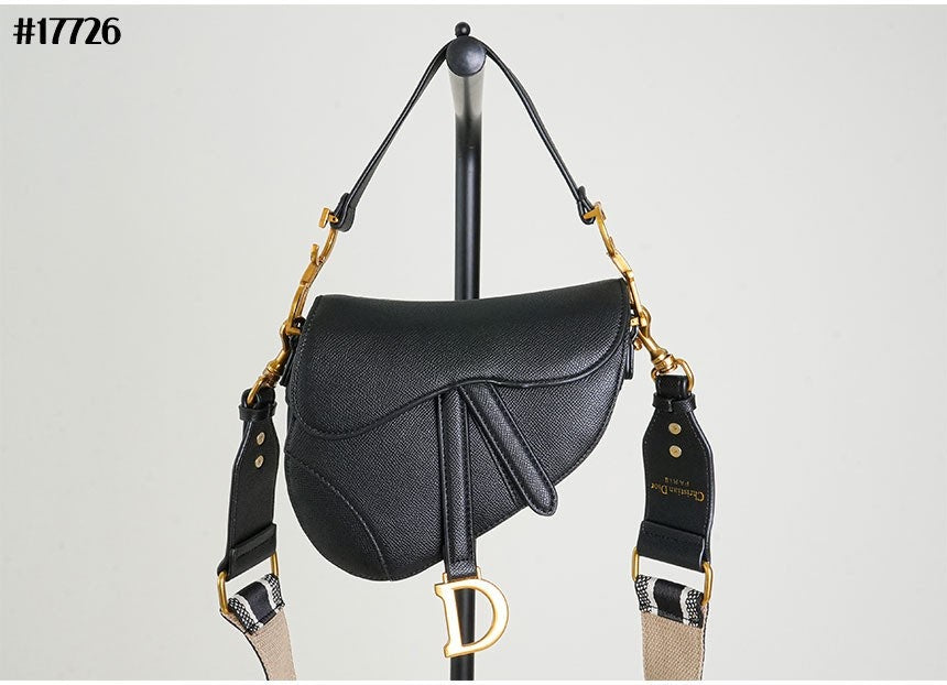 Dior Saddle Bag with Embroidered Strap