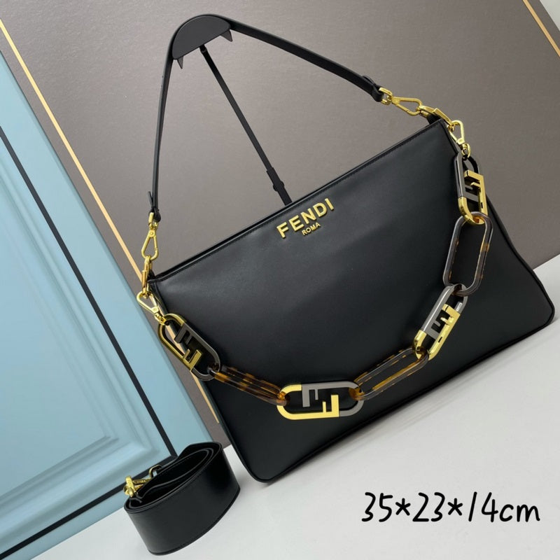 Fendi Chain Handle Tote Bag