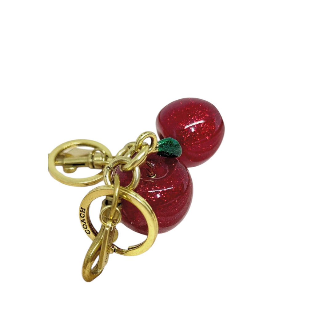 COACH APPLE BAG CHARM