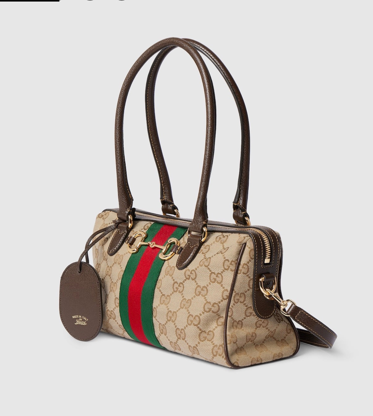Gucci Horsebit Web Shoulder Bag