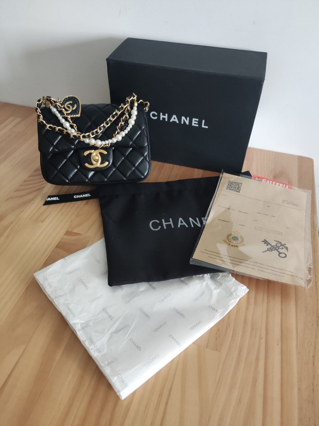 Mini Quilted Chain Shoulder Bag with Charm Details