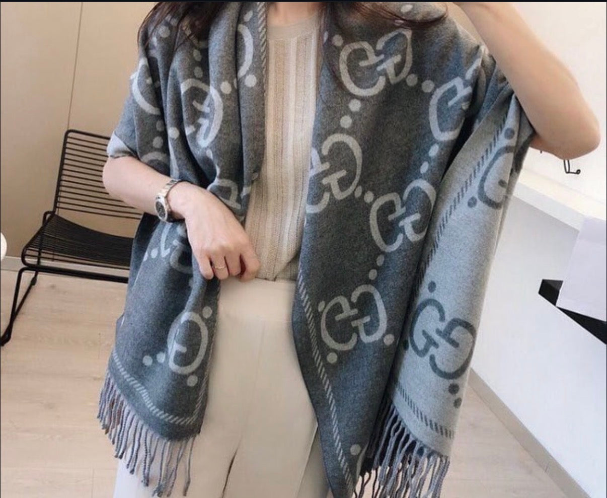 Gucci Double Face Wool Scarf