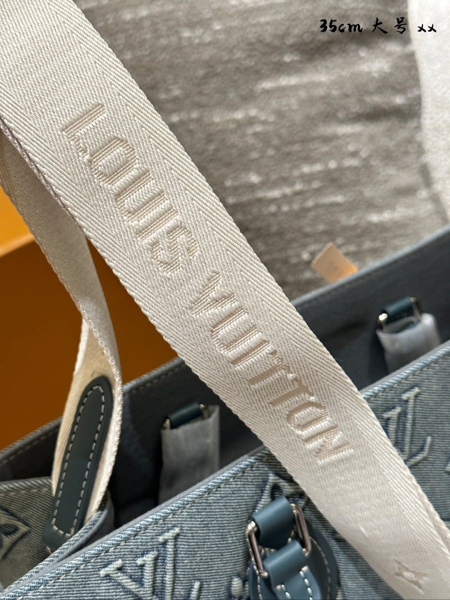 Louis Vuitton Onthego MM – Monogram Empreinte Denim