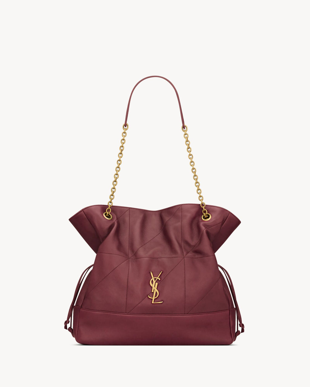 Saint Laurent Loulou Drawstring Tote Bag with Removable Pouch