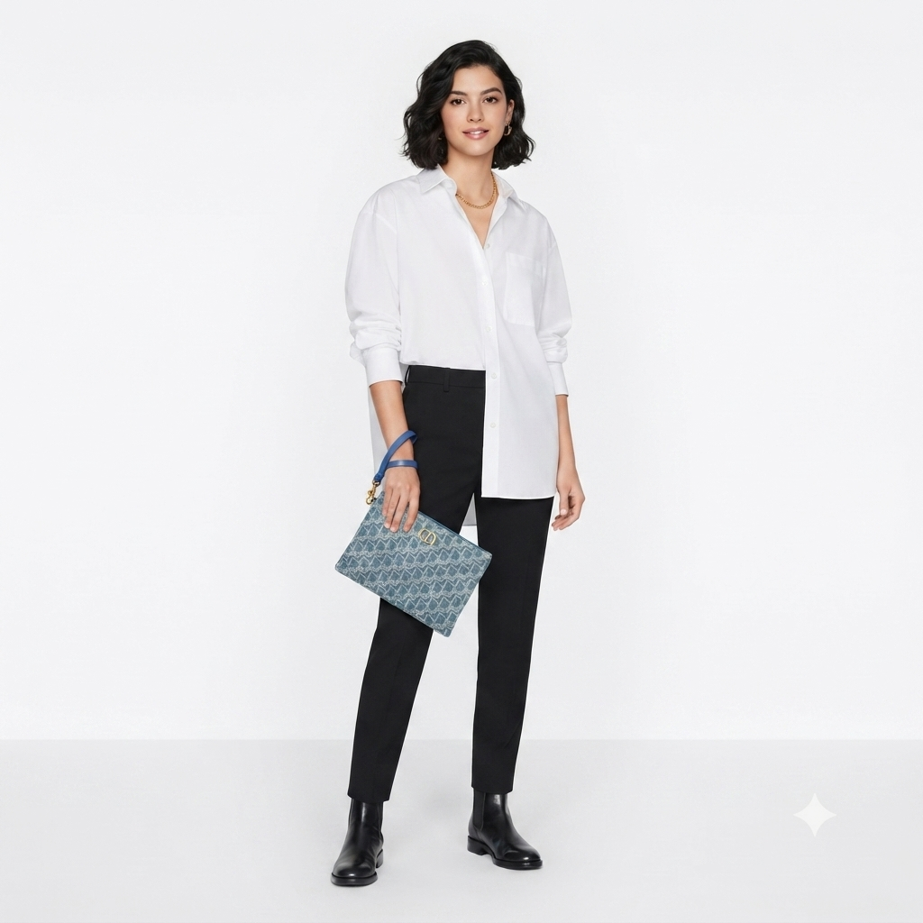 Dior Oblique Zip Pouch