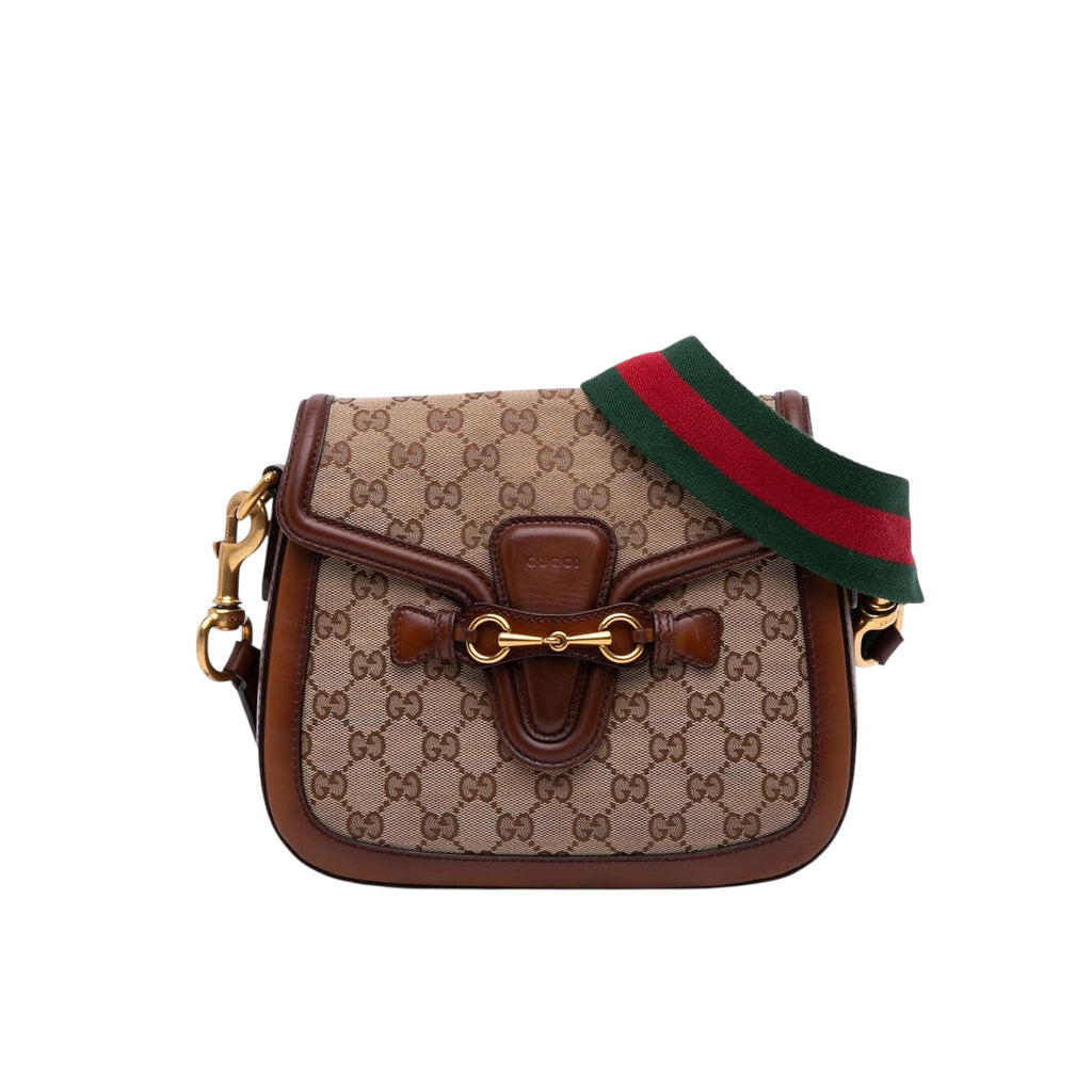 Gucci Horsebit GG Supreme Shoulder Bag