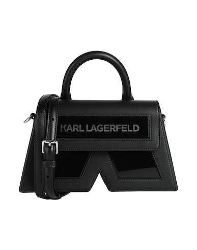 KARL LAGERFELD Women Black Icon K Leather Crossbody Bag