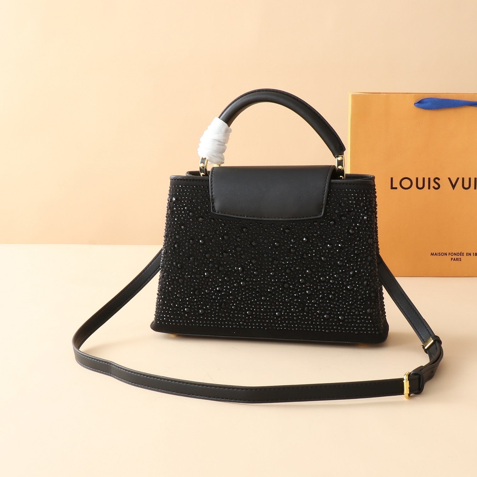 Louis Vuitton Capucines Crystal Bag