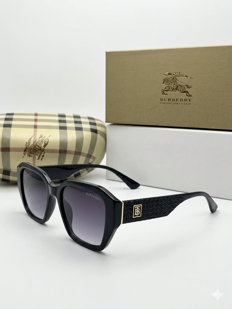 Burberry Monogram Motif Square Sunglasses