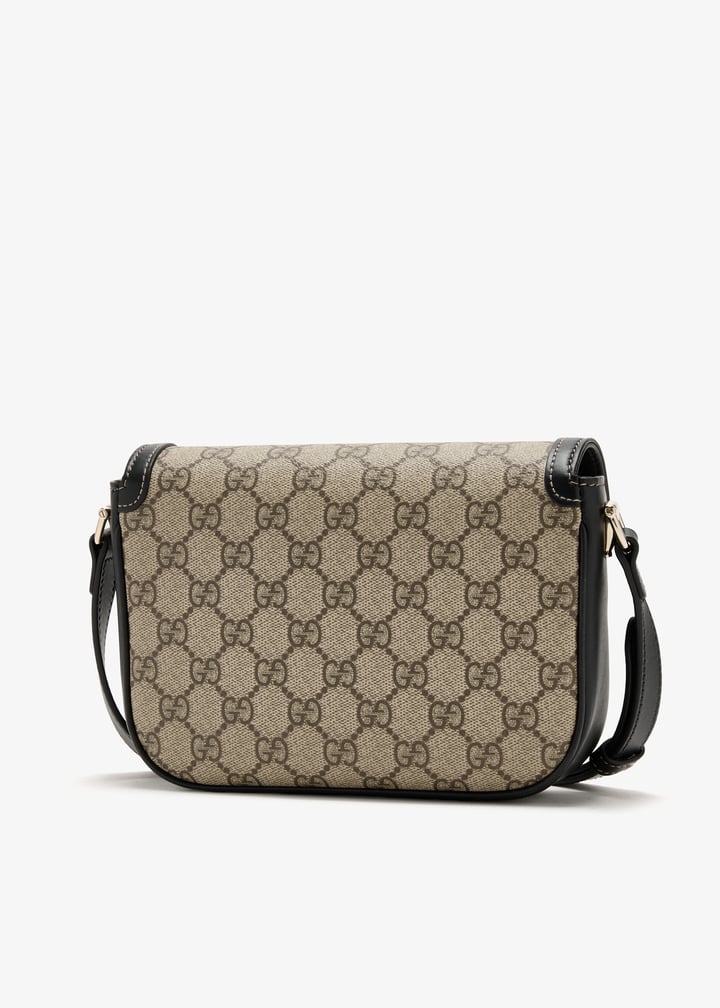 Gucci GG Supreme Horsebit Shoulder Bag