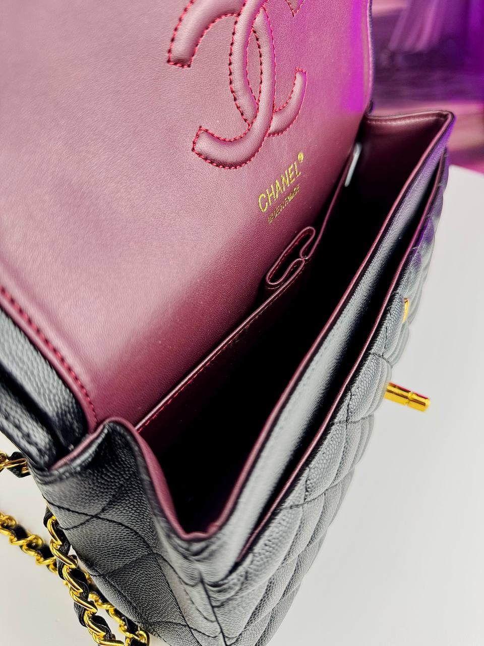 Chanel Classic Flap Bag – Medium Caviar