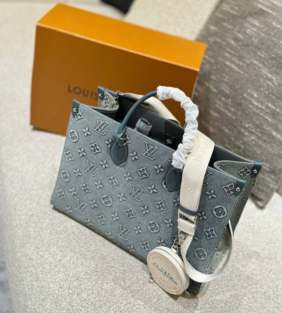 Louis Vuitton Onthego MM – Monogram Empreinte Denim