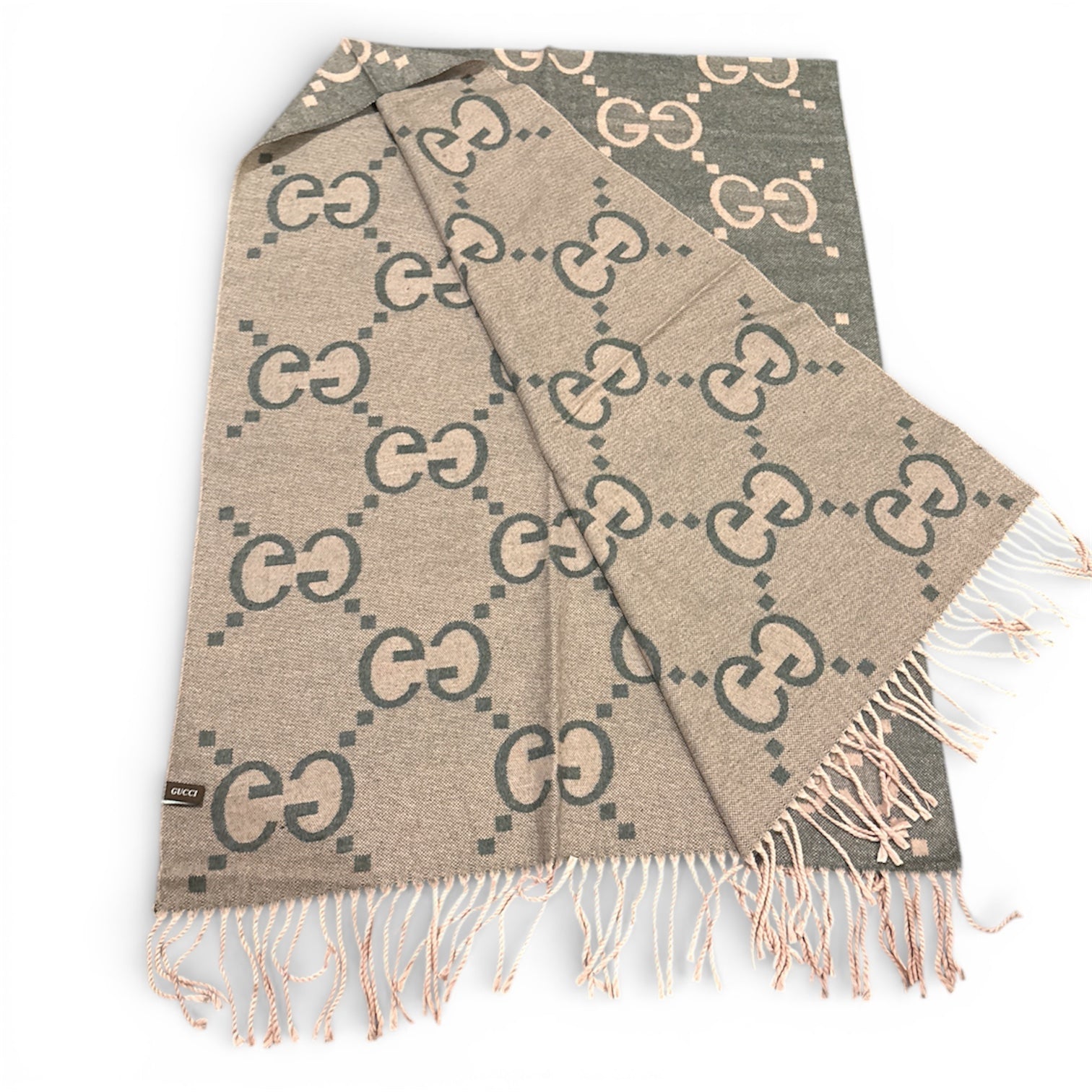 Gucci Double Face Wool Scarf
