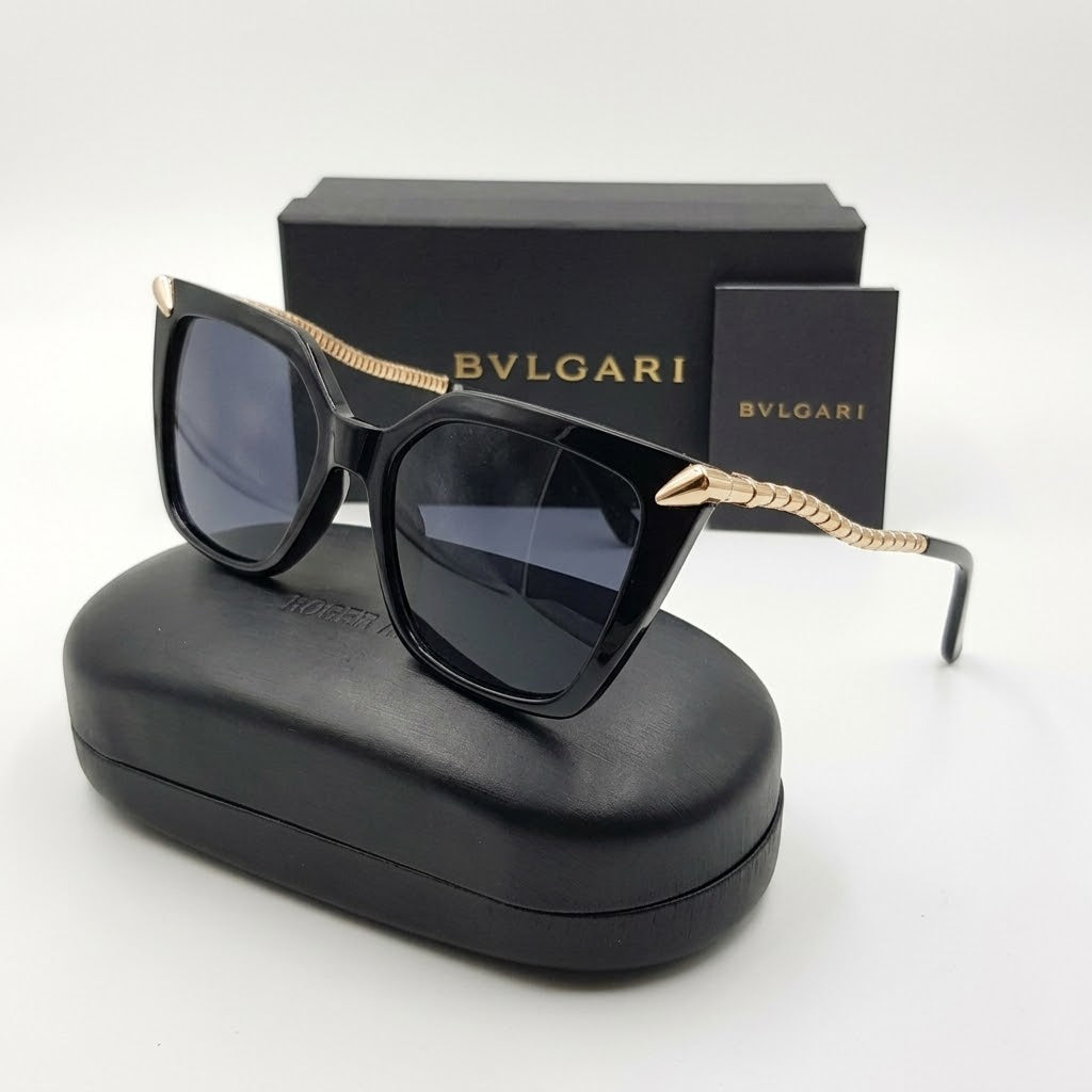 Bvlgari Serpenti Geometric Butterfly Sunglasses