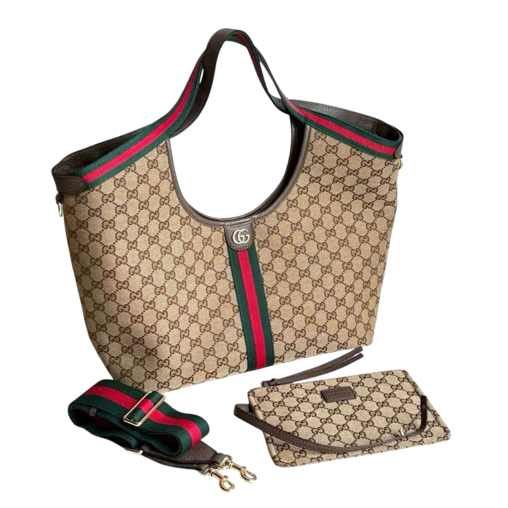 Gucci Ophidia GG Supreme Medium Hobo Bag
