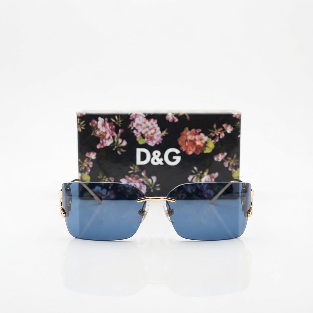 Dolce & Gabbana Logo-Hardware Shield Sunglasses