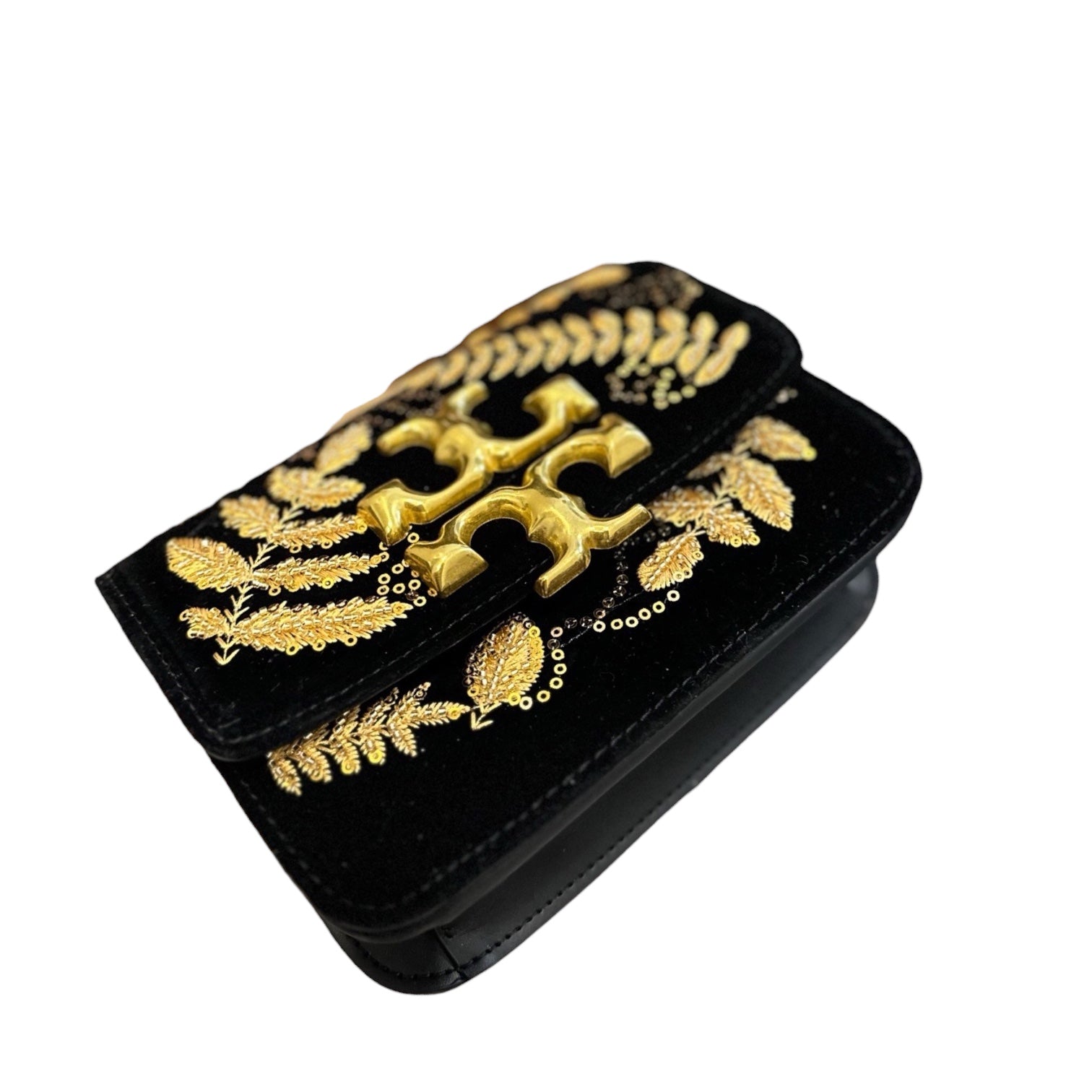 Tory Burch Eleanor Embroidered Velvet