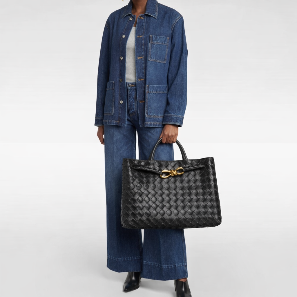 Bottega Veneta Andiamo Intrecciato Tote Bag (X Large)