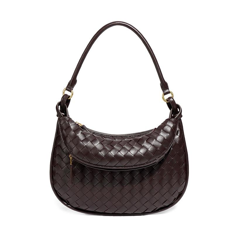 Bottega Veneta Woven Half-Moon Bag
