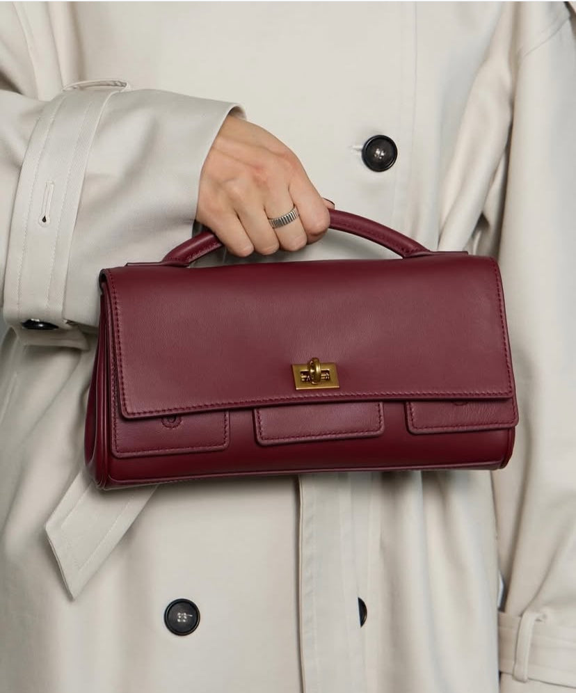 Balenciaga Bel Air Small Clutch on Strap