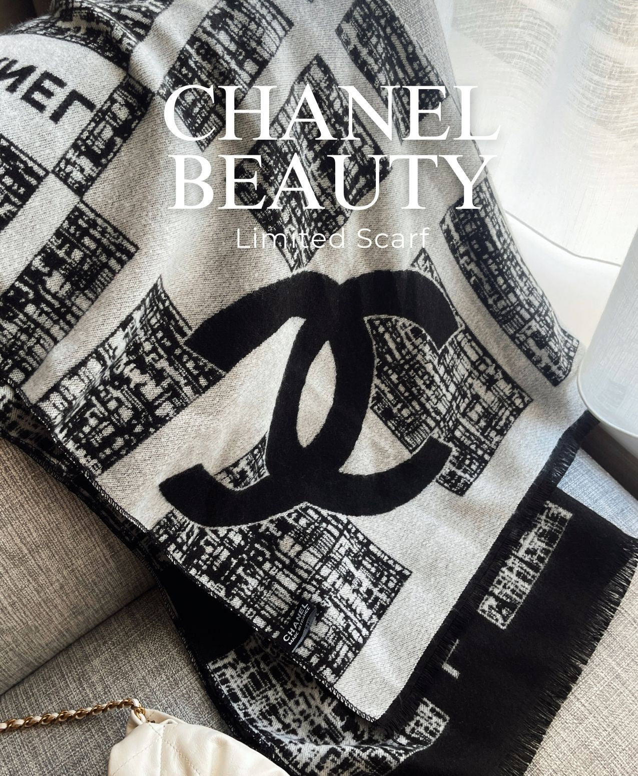 Chanel – Double-Face Signature Shawl