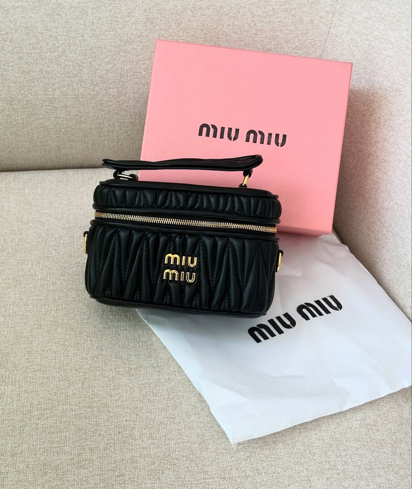 Miu Miu Matelassé Vanity Bag