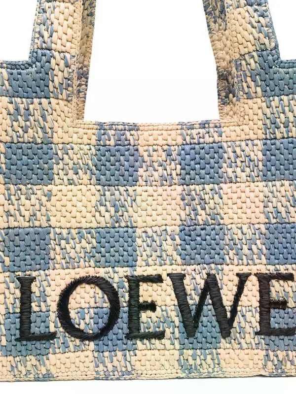 Loewe Standard A5 Tote in Raffia