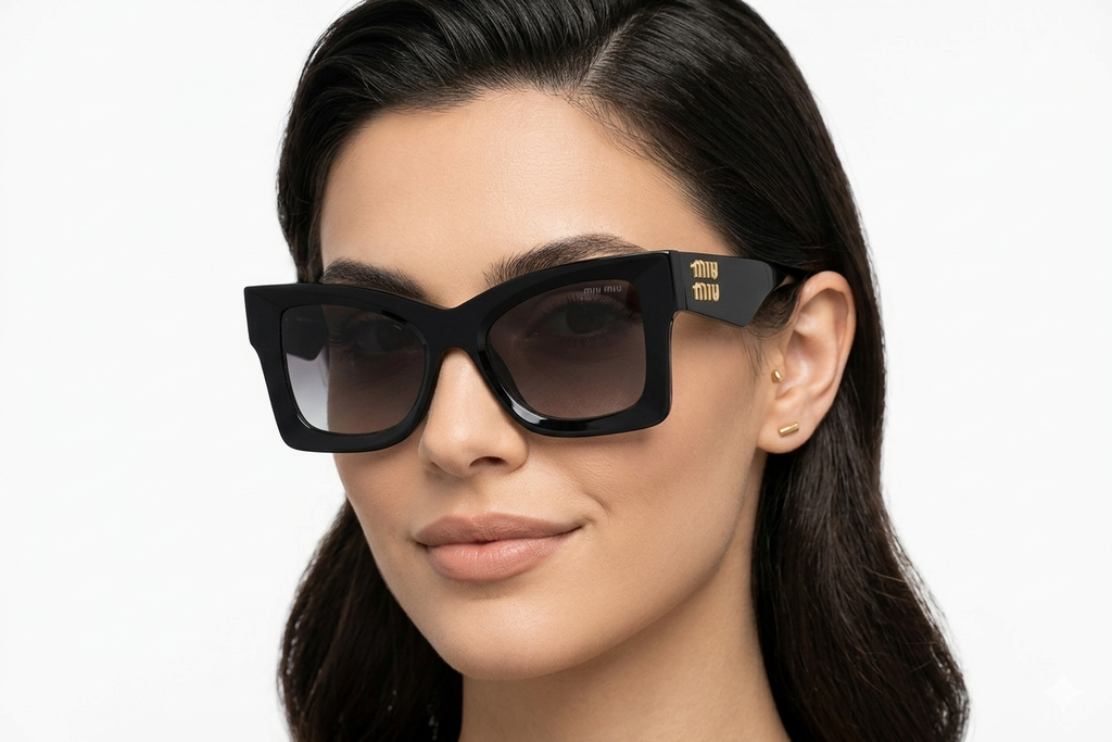 Miu Miu Glimpse Square Sunglasses