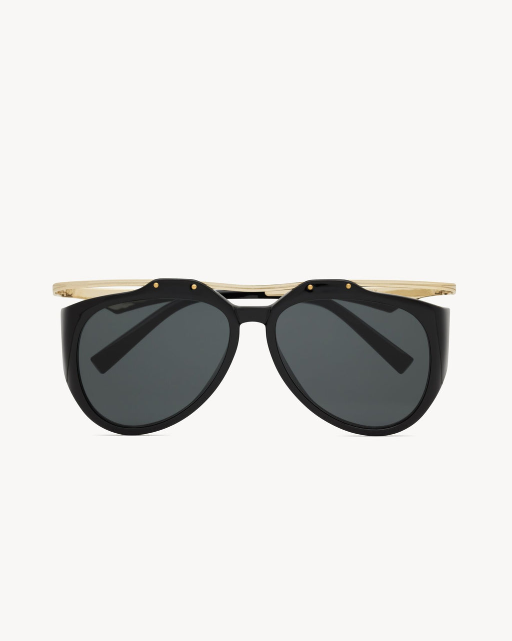 YSL Aviator Sunglasses – Black & Gold