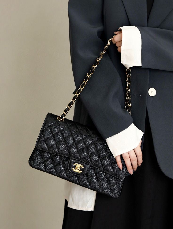Chanel Classic Flap Bag – Medium Caviar