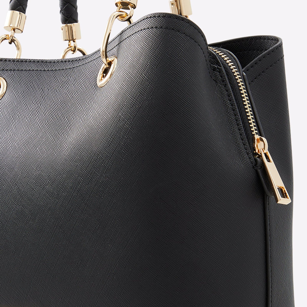 Aldo Striped Top Handle Bag