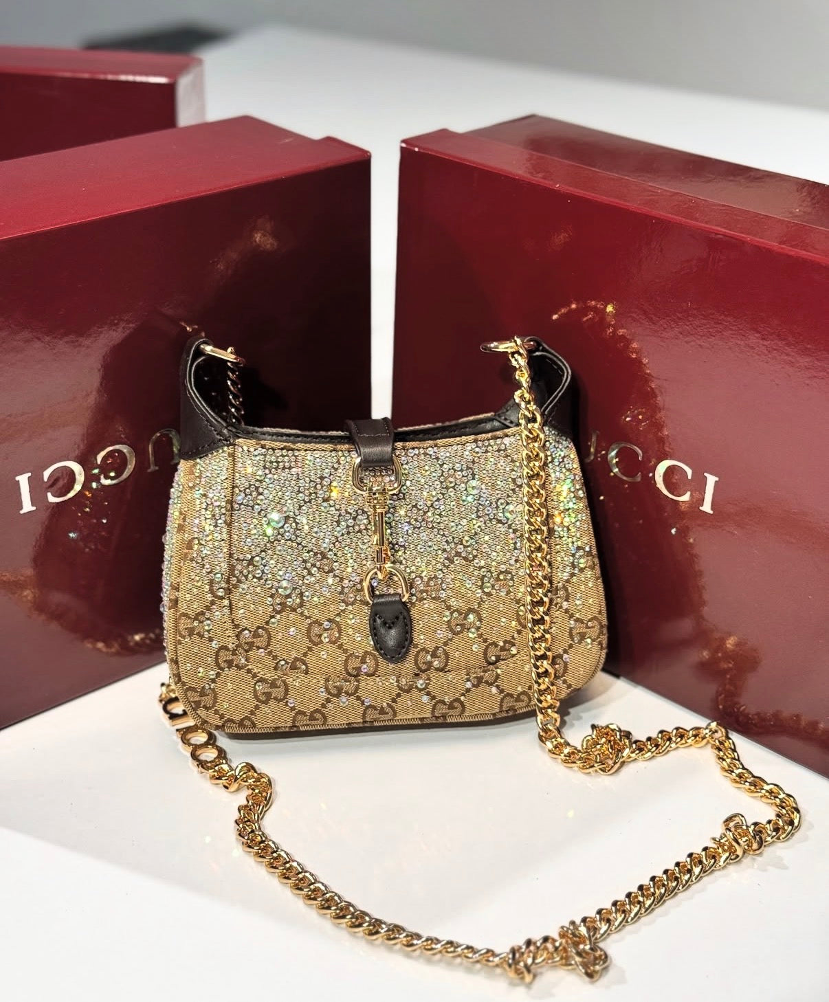 GUCCI JACKIE NOTTE MINI BAG