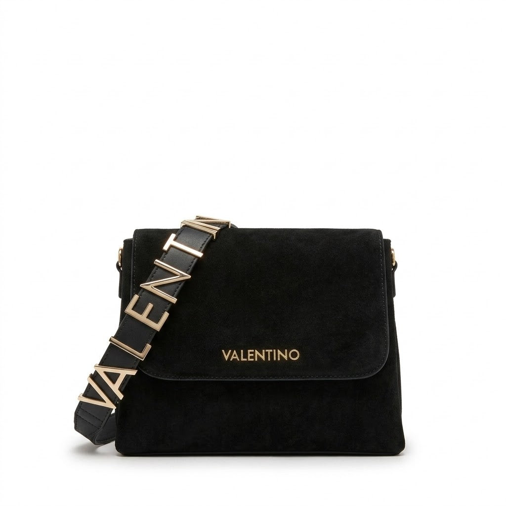 Valentino Suede Crossbody Bag