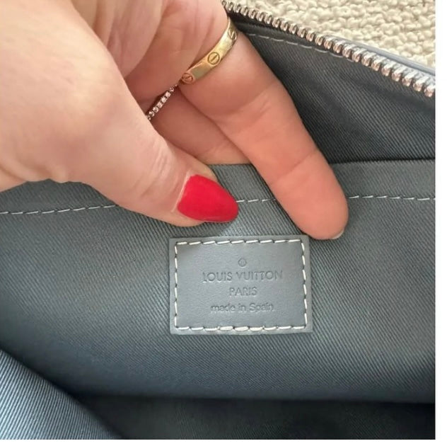 Louis Vuitton Denim Monogram Pouch