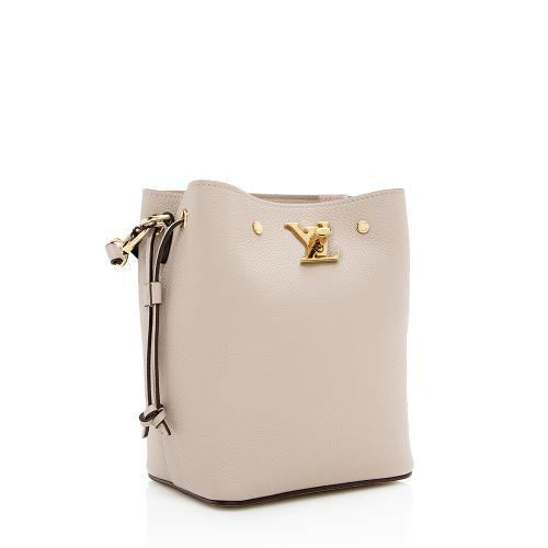 Louis Vuitton Calfskin Nano Lockme Bucket Bag