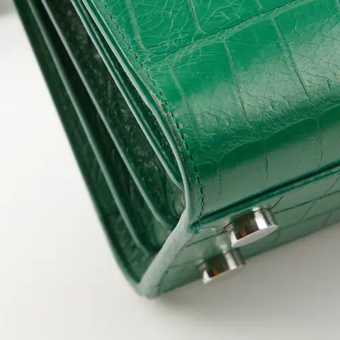 Saint Laurent Sac de Jour Nano – Crocodile Embossed Leather