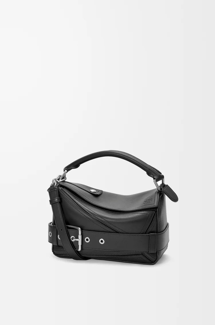 LOEWE Puzzle Biker belted leather