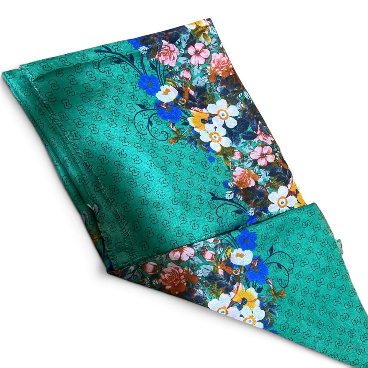 Gucci GG Flora Print Square Scarf
