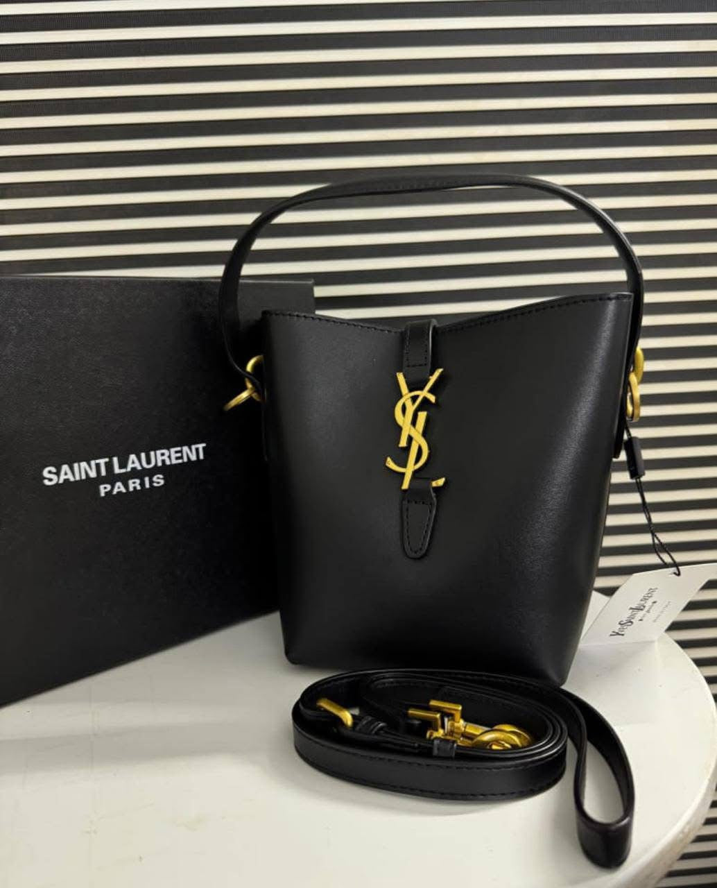SAINT LAURENT Small Le 37 Bucket Bag