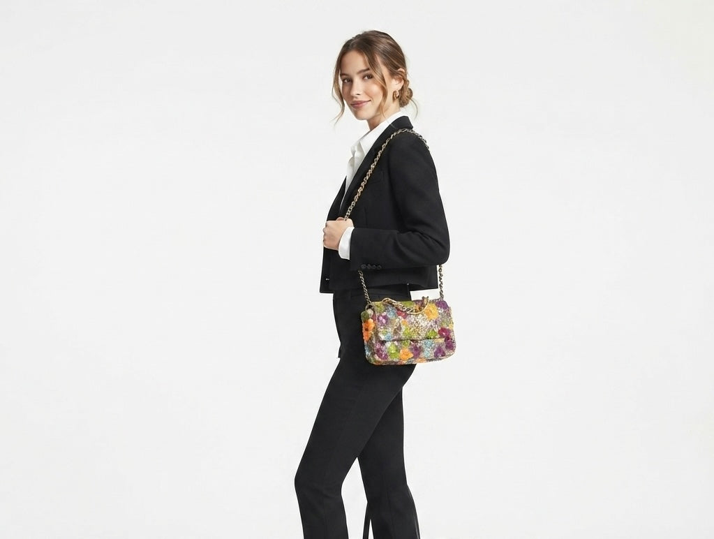 Chanel Sequin Flap Bag