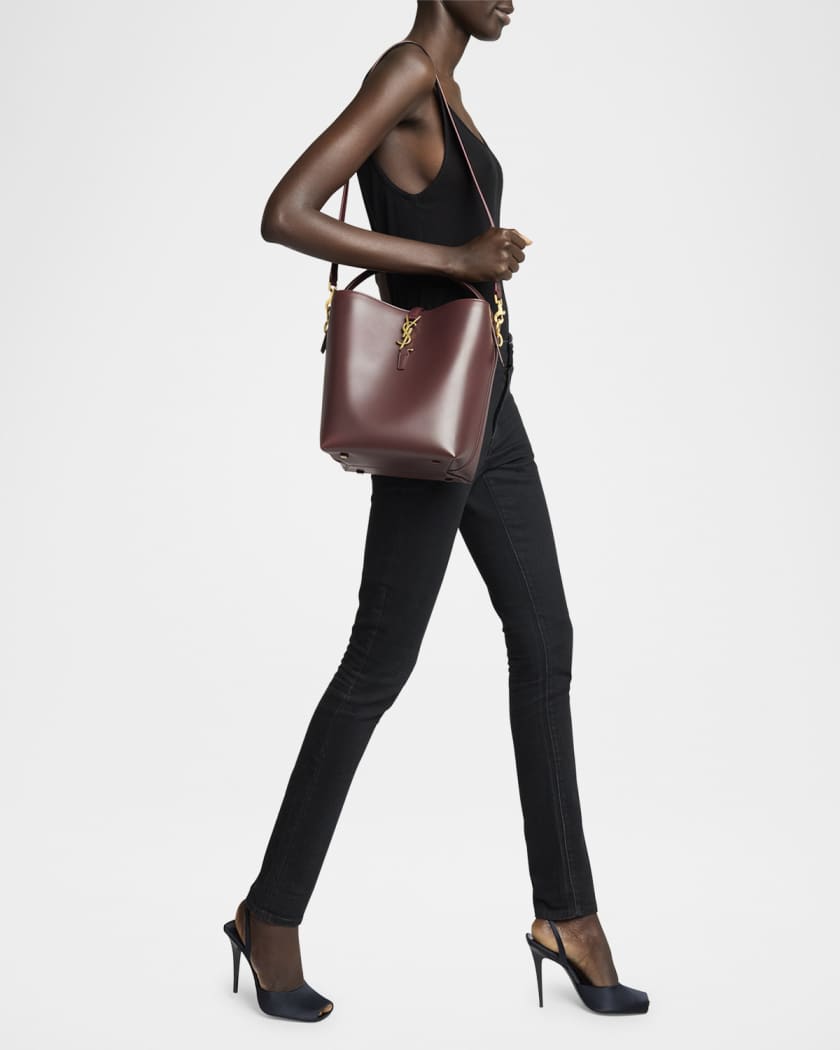 Saint Laurent Le 37 Leather Bucket Bag