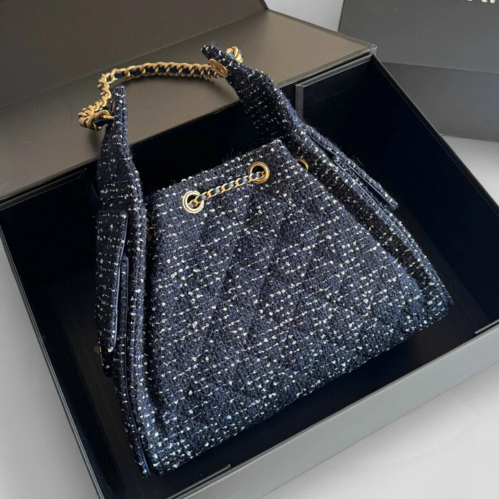 CHANEL 25 Tweed Hobo Bag
