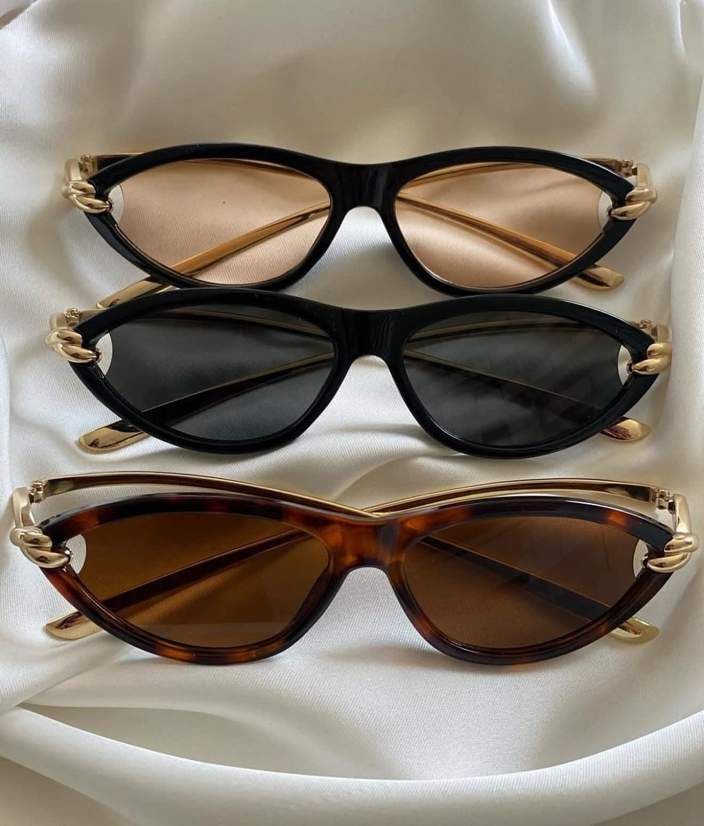 Bottega Veneta Knot Cat-Eye Sunglasses